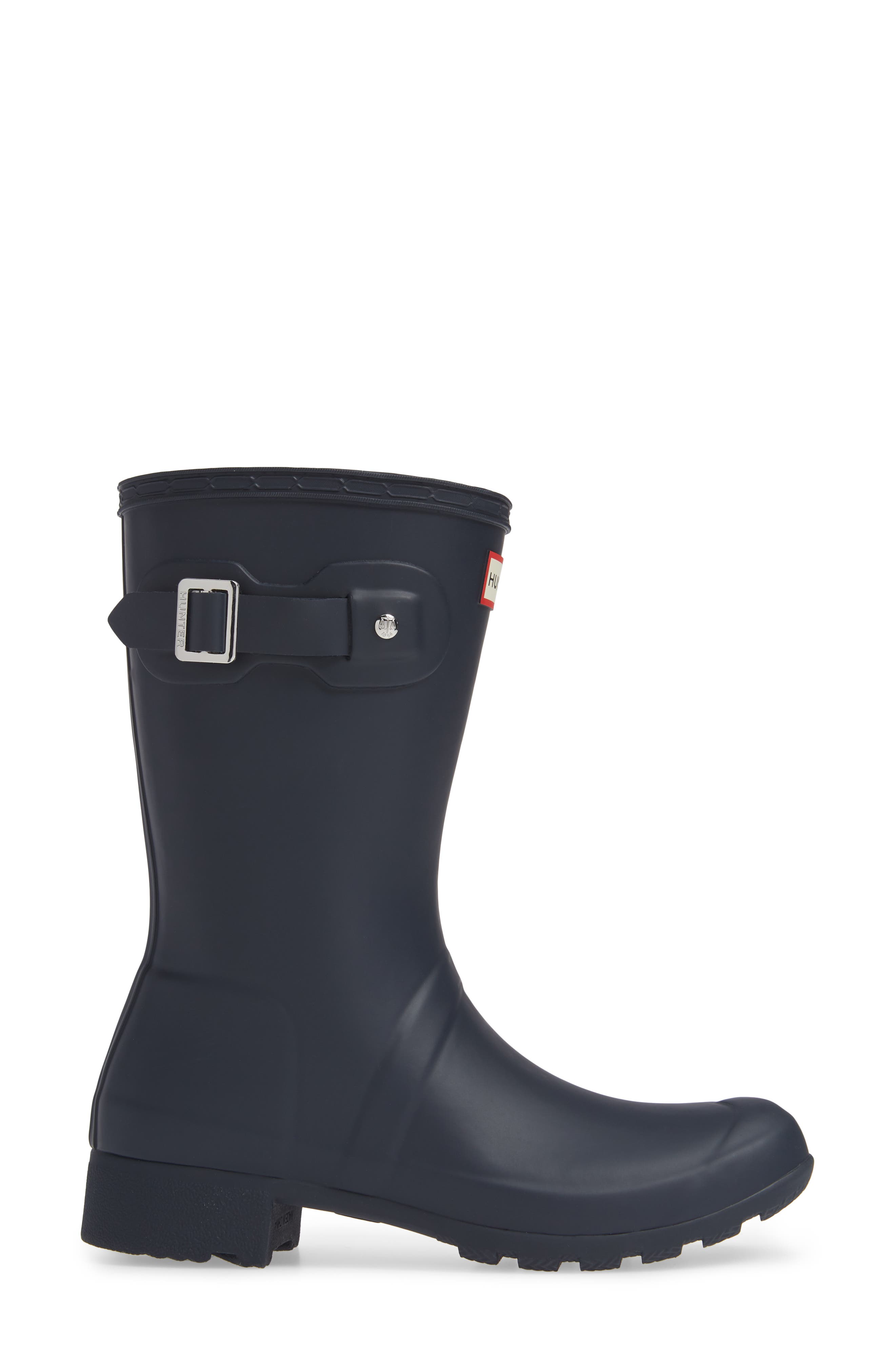 Original Tour Short Packable Rain Boot, Alternate, color, NAVY