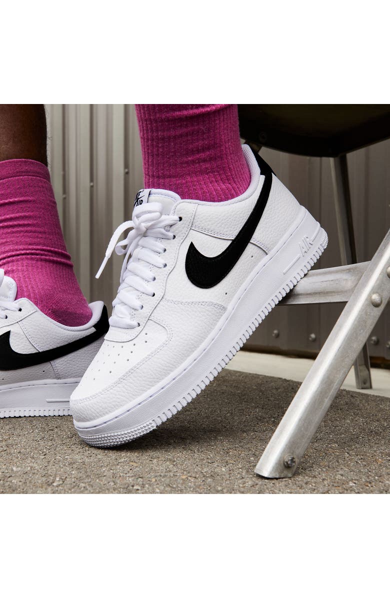 Nike Air Force 1 '07 Basketball Sneaker, Alternate, color, White/Black