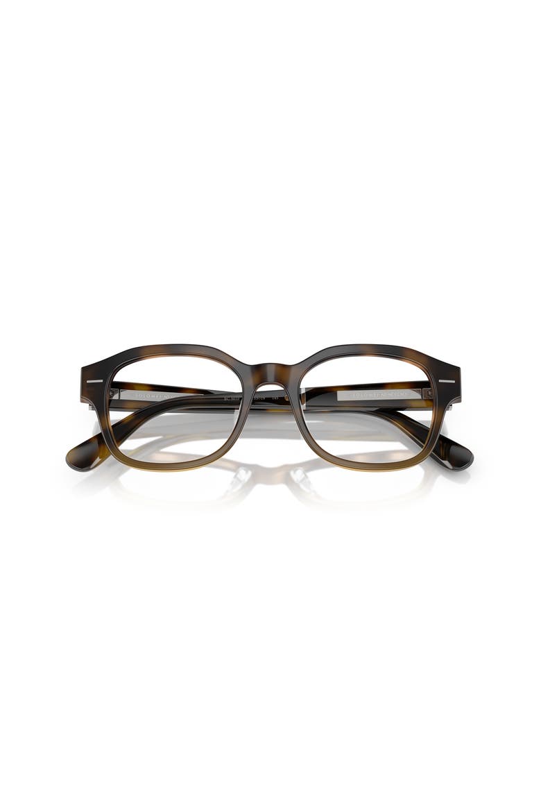 53mm Rectangle optical glasses, Alternate, color, Tortoise