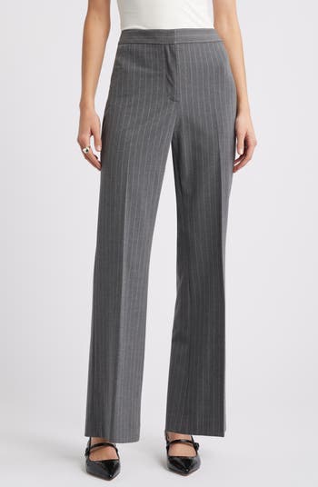 Open Edit Pinstripe Flare Pants | Nordstrom Open Edit Pinstripe Flare Pants | Nordstrom