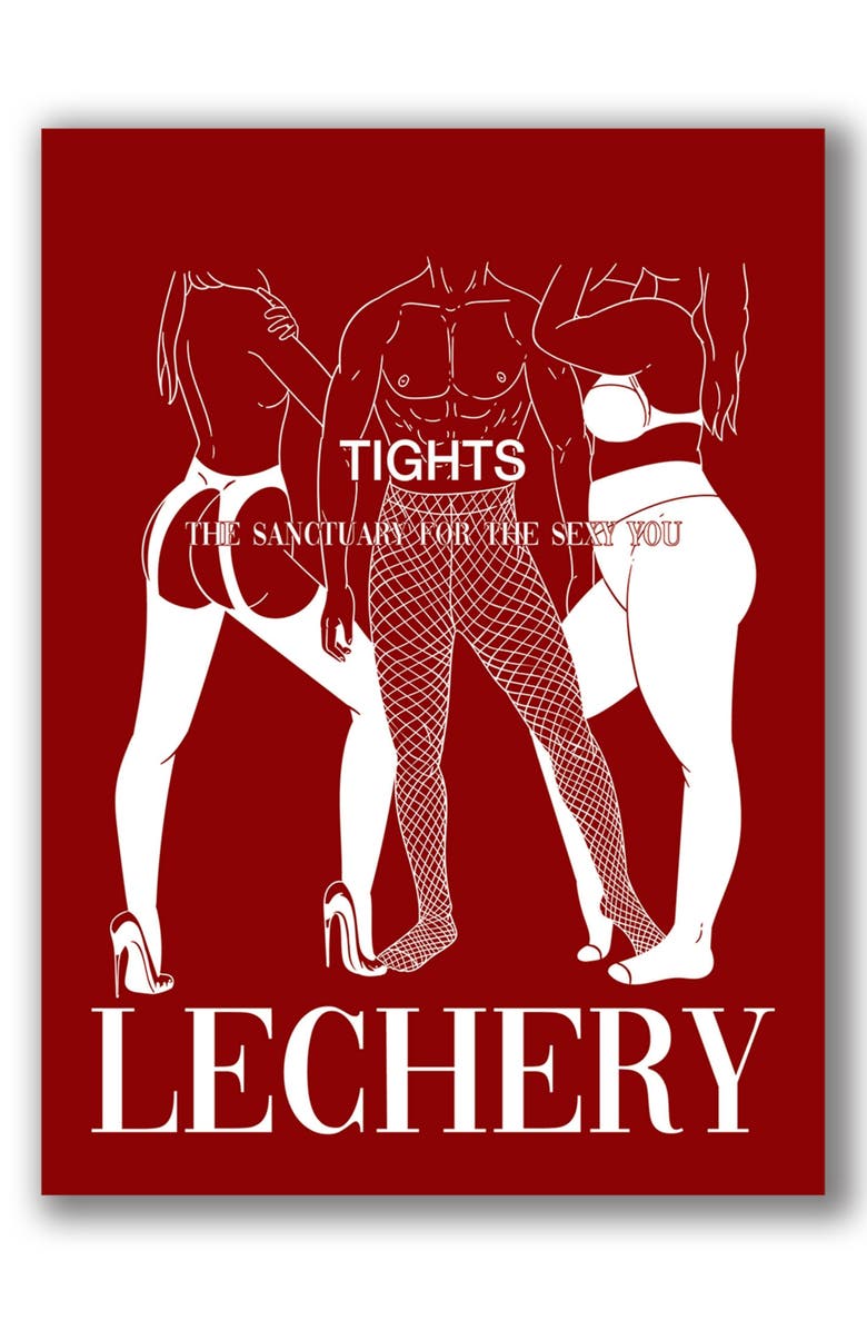 LECHERY<sup>®</sup> Fishnet Crotchless Suspender Tights, Alternate, color, 