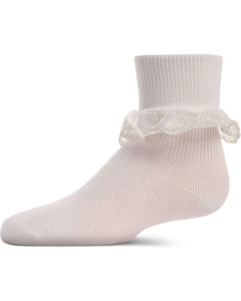 Classic Lace Ruffle Anklet Socks (Baby)