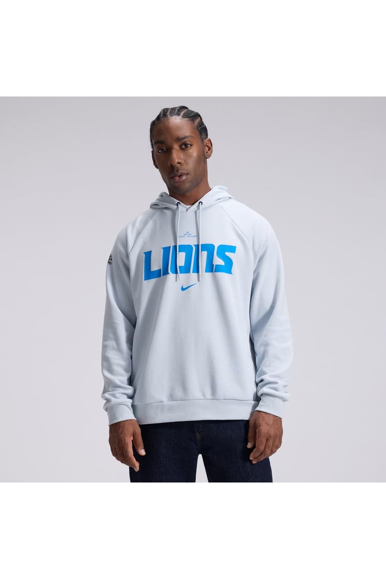 Men's Nike  Silver Detroit Lions 2026 Rivalries Collection Dri-FIT Pullover Hoodie, Main, color, Silver