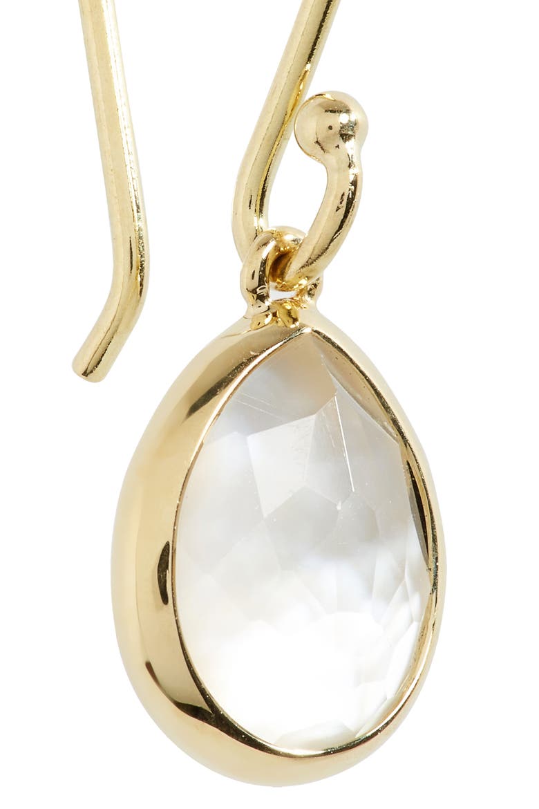 Rock Candy Teeny Teardrop Earrings, Alternate, color, GOLD