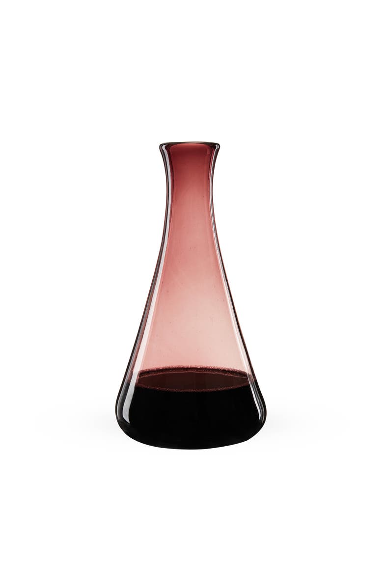 TWINE Segunda Vida Rosado Recycled Wine Decanter, Main, color, Pink