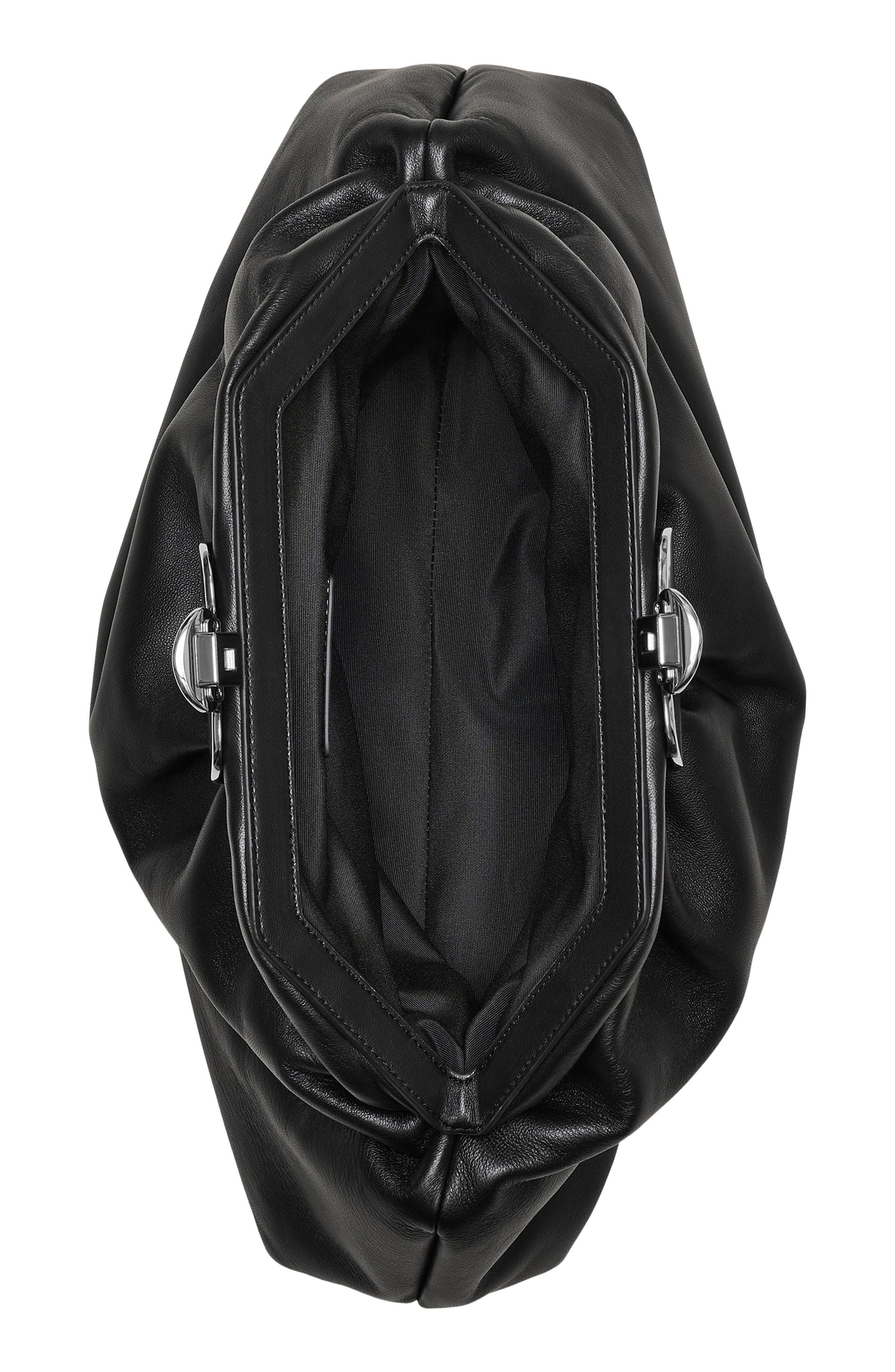 Marc Jacobs The Glam Clutch, Alternate, color, Black