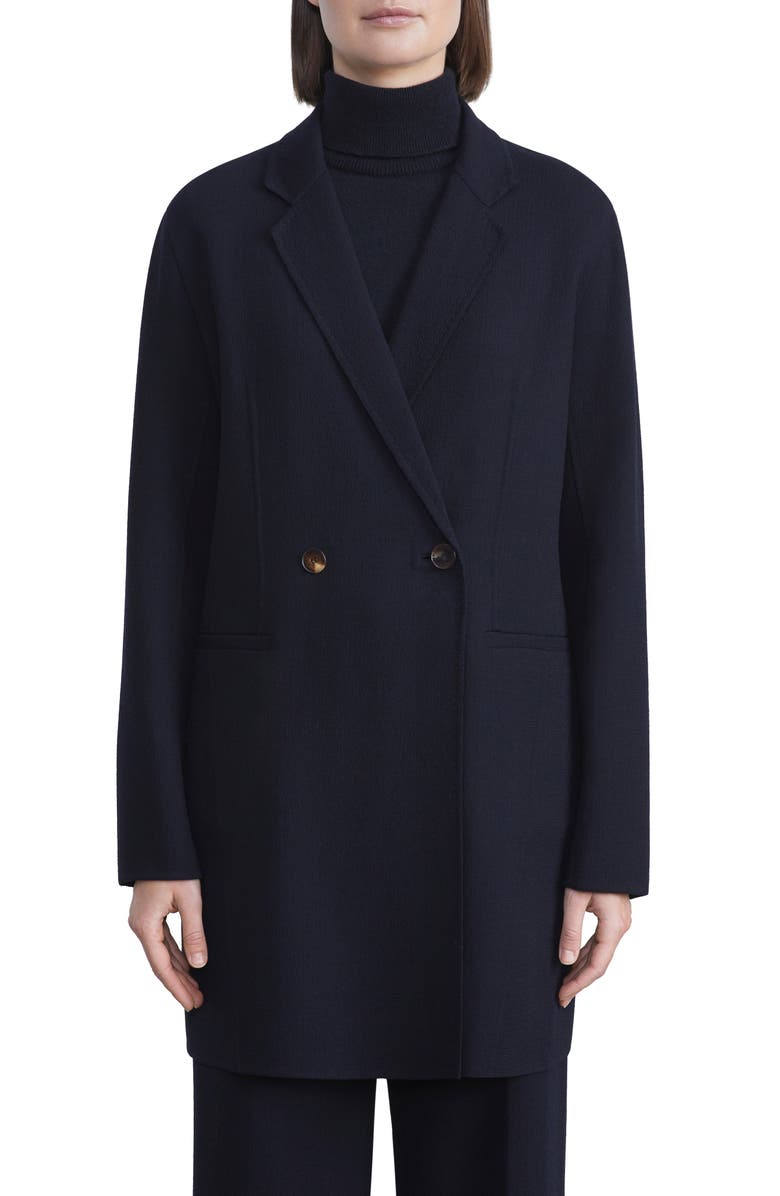 Lafayette 148 New York Double Breasted Wool Blazer, Main, color, 
