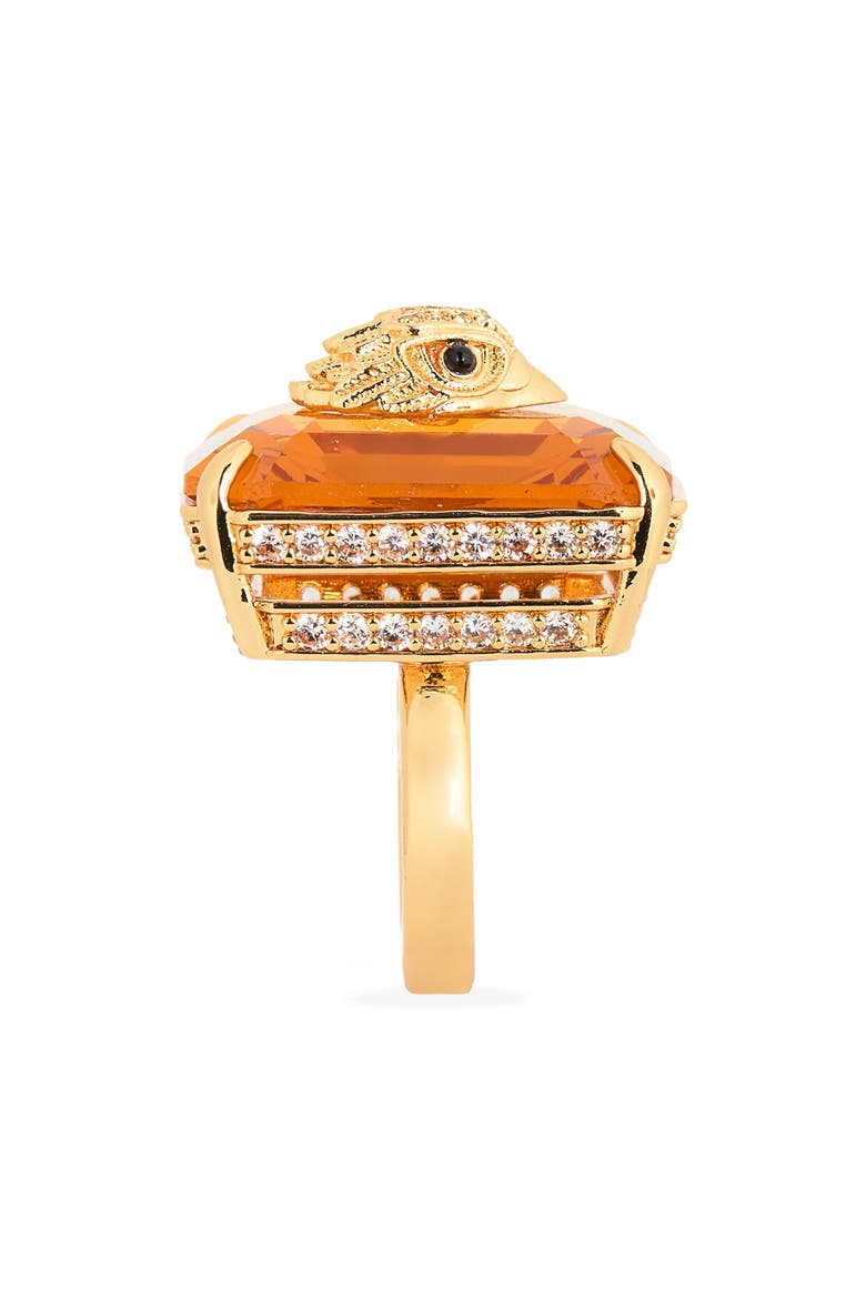 Crystal Cocktail Ring, Alternate, color, TOPAZ