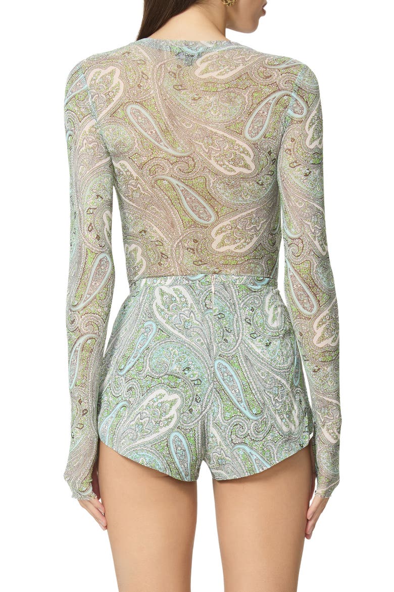 Kaylee Print Mesh Top, Alternate, color, AQUA PAISLEY