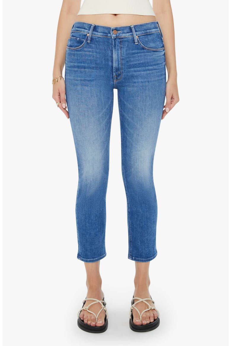 The Dazzler Mid Rise Ankle Straight Leg Jeans, Main, color, DIFFERENT STROKES