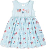 Sweet Wink Patriotic Trellis Tank Tutu Dress