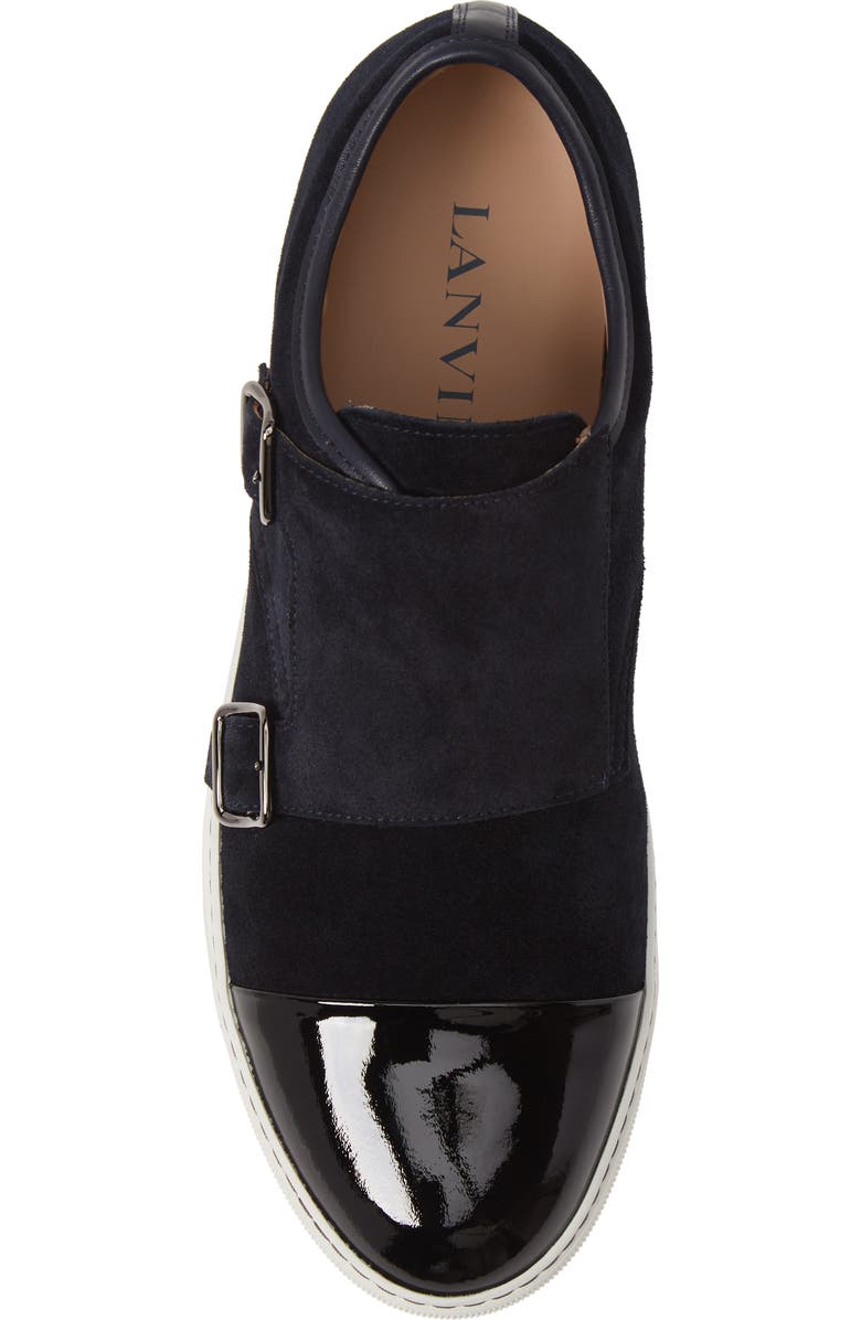 Lanvin Monk Strap Sneaker, Alternate, color,