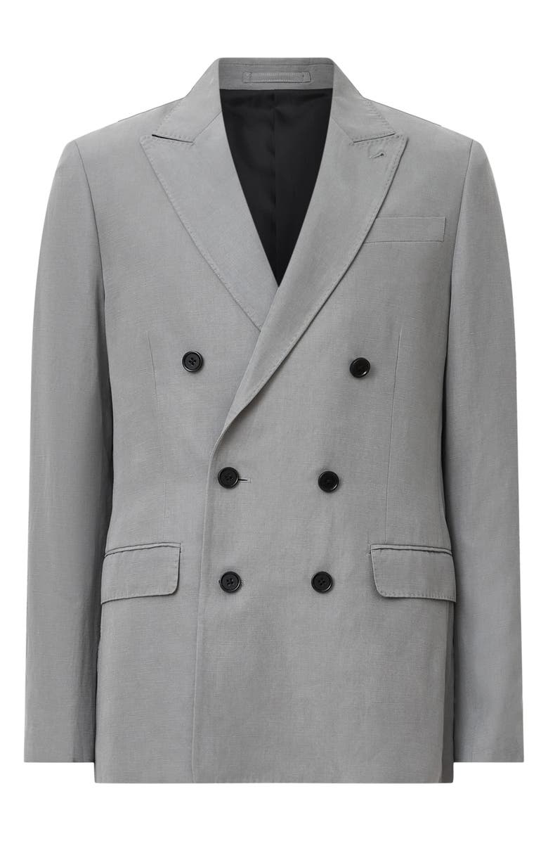 AllSaints Orpheus Blazer, Alternate, color, Machine Grey