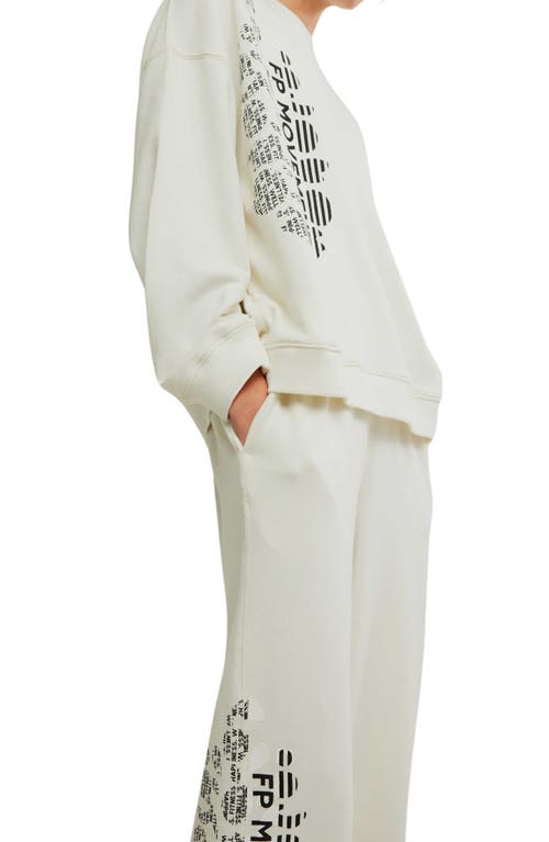 Free People Fp Movement All Star Oversize Graphic Sweatshirt In Neutral