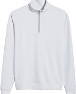 Peter Millar Perth Basketweave Quarter Zip Performance Sweatshirt