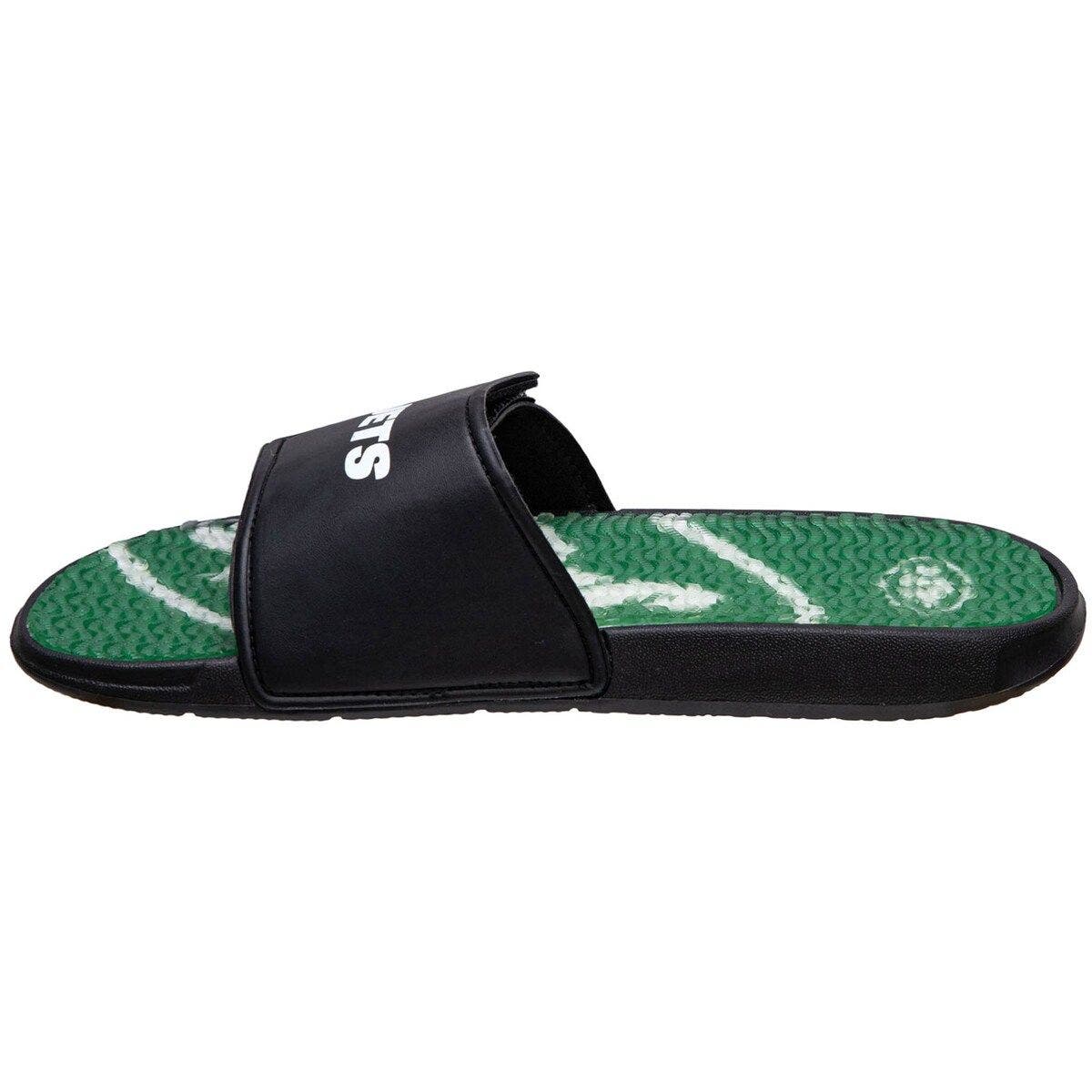 FOCO Men's FOCO New York Jets Wordmark Gel Slide Sandals, Alternate, color, 