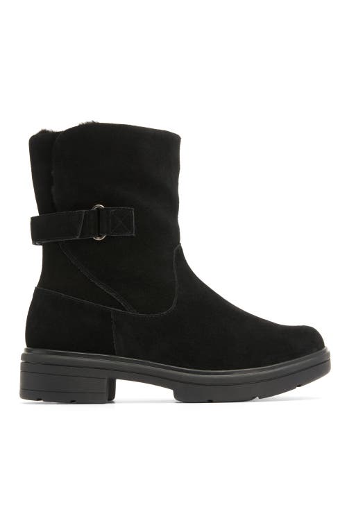 Abeo Vista Mid Boot In Black Suede - Regular