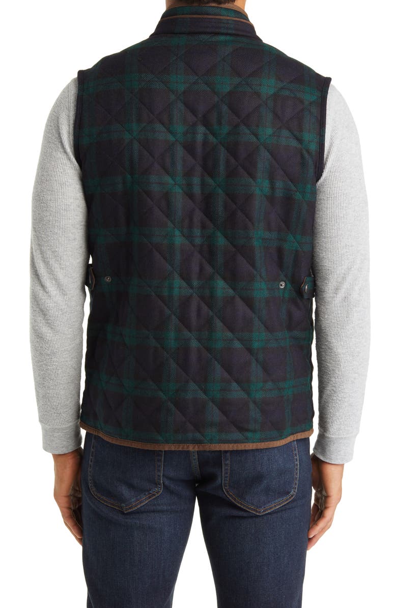Peter Millar Essex Quilted Wool Travel Vest, Alternate, color,