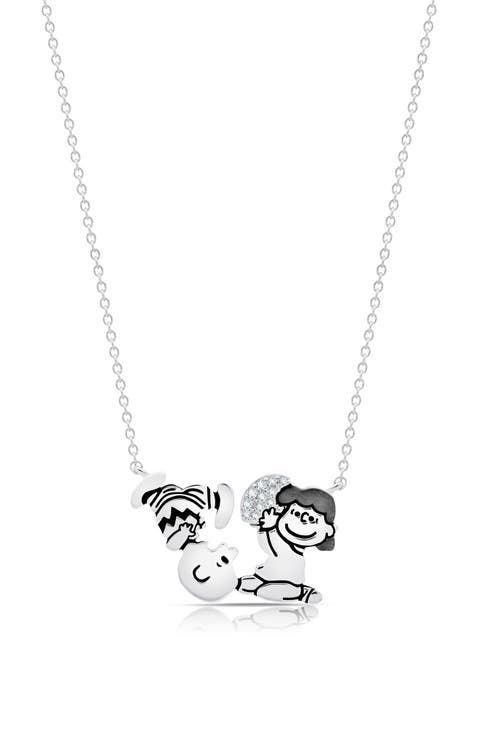 x Peanuts® Lucy's Football Pendant Necklace
