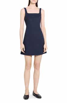 Theory Sleeveless Tweed Minidress