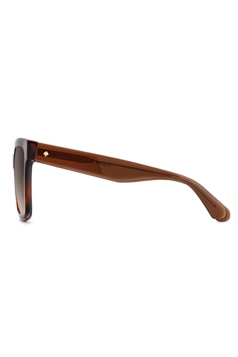 Shira 55mm Sunglasses, Alternate, color, HAVANA/ BROWN SF
