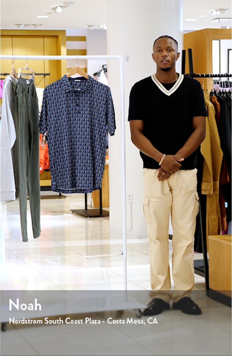 Joe Tailgate Print Golf Polo, sales video thumbnail