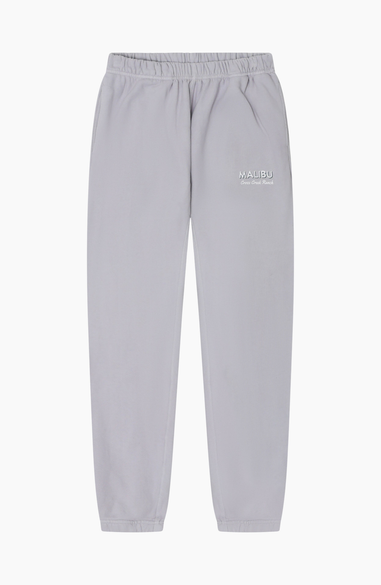 CALIFORNIA INCLINE Cross Creek Ranch Fleece Sweatpant, Main, color, Light Gray