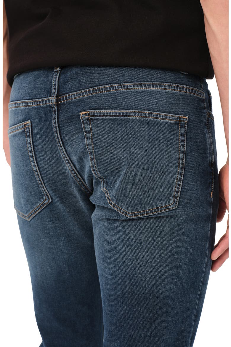 AMS Slim Fit Knit Jeans, Alternate, color, PORTER