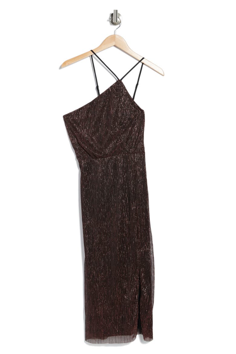 Strappy Midi Dress, Alternate, color, WINE