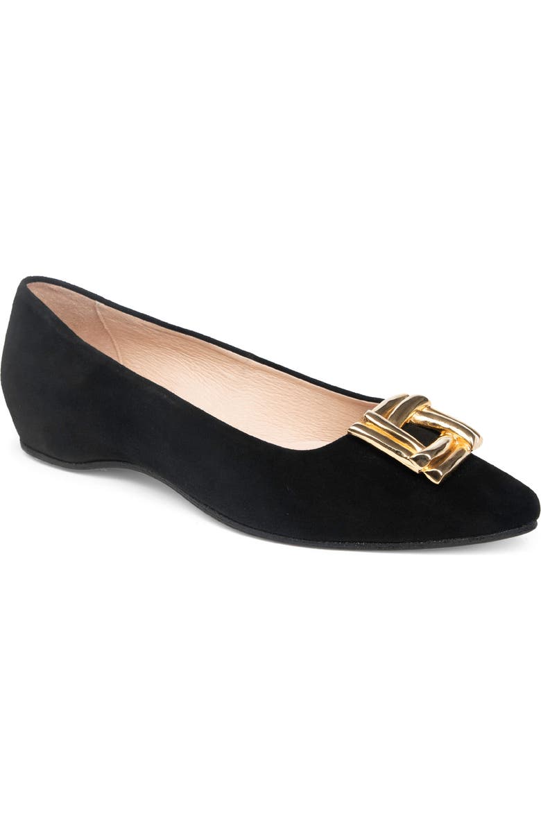 patricia green Bella Flat, Main, color, Black Suede