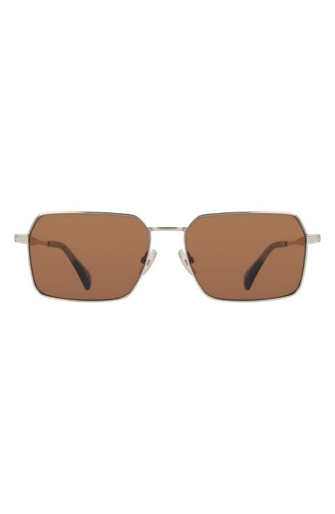 58mm Modified Rectangular Sunglasses