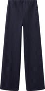 MANGO Pinstripe Straight Leg Pants