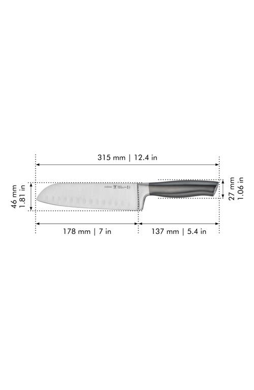 Henckels Cutlery Graphic 7-inch Santoku Knife In Gray