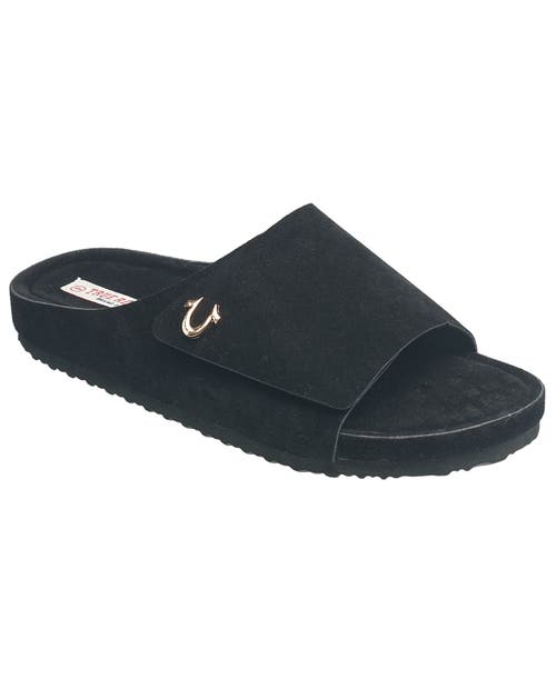 True Religion Men's Billy Velcro Strap Sandal In Black