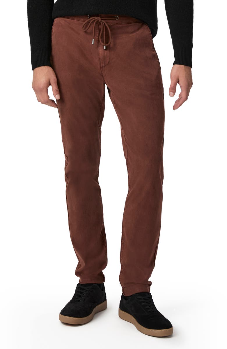PAIGE Fraser Brushed Twill Pants, Main, color, Caffeine