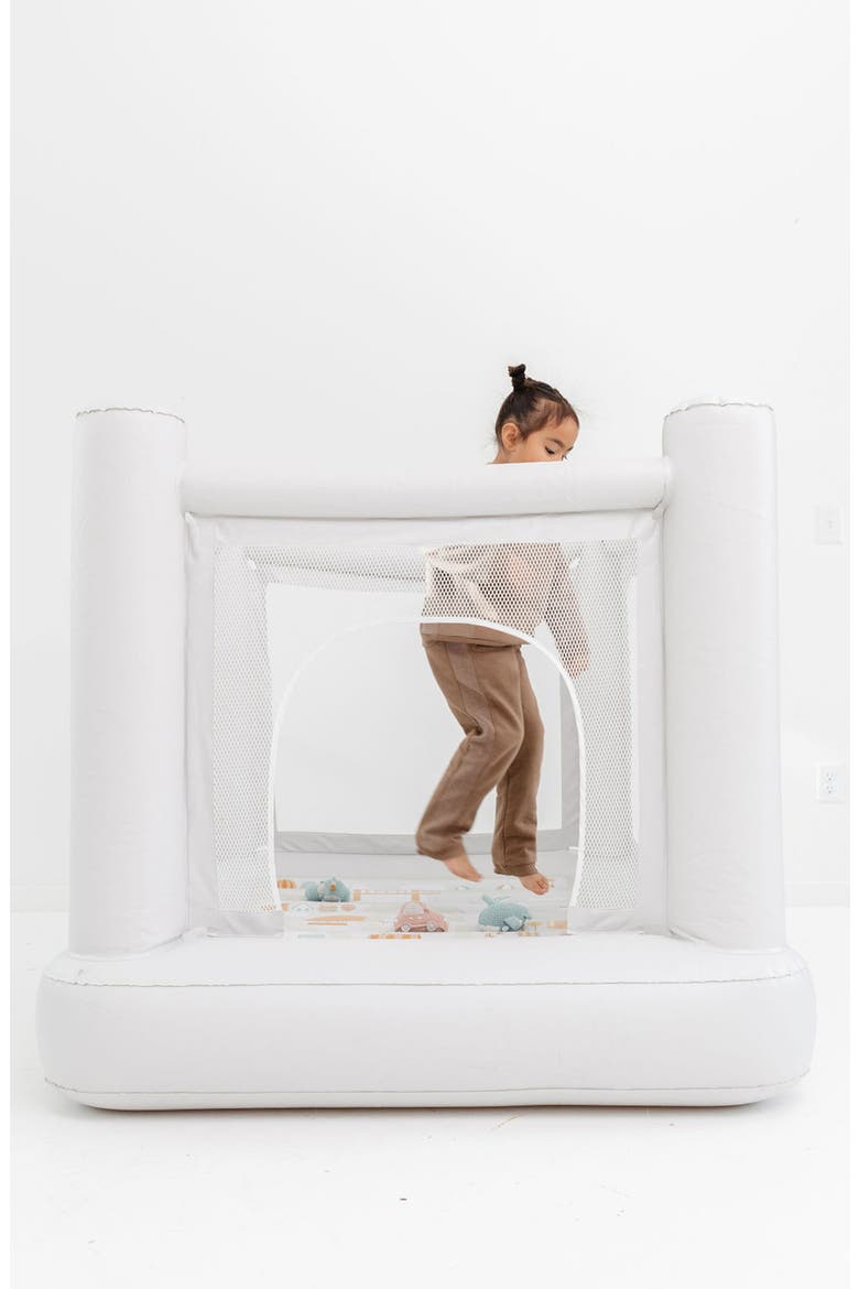 Mini City Bounce House, Alternate, color, WHITE