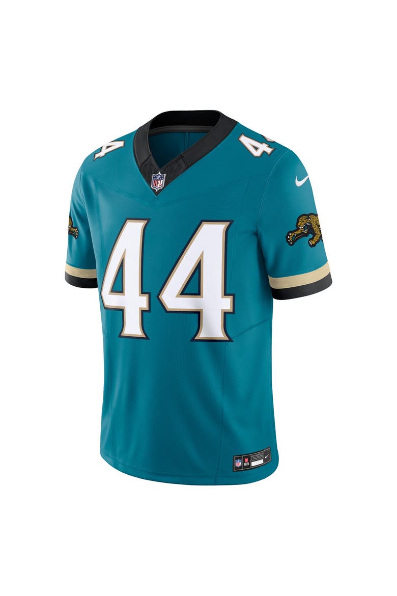 Men's Nike Travon Walker Teal Jacksonville Jaguars Prowler Throwback Vapor F.U.S.E. Limited Jersey, Alternate, color, Teal