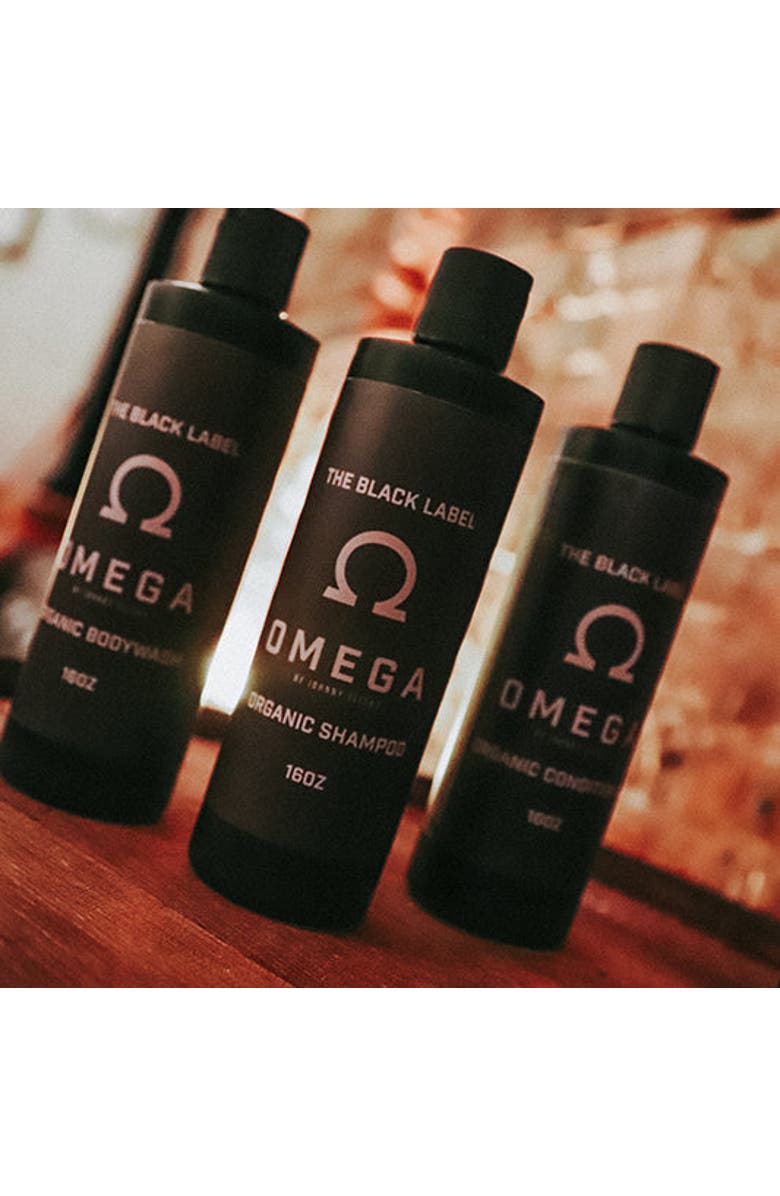 Johnny Slicks Omega Shampoo, Alternate, color, White