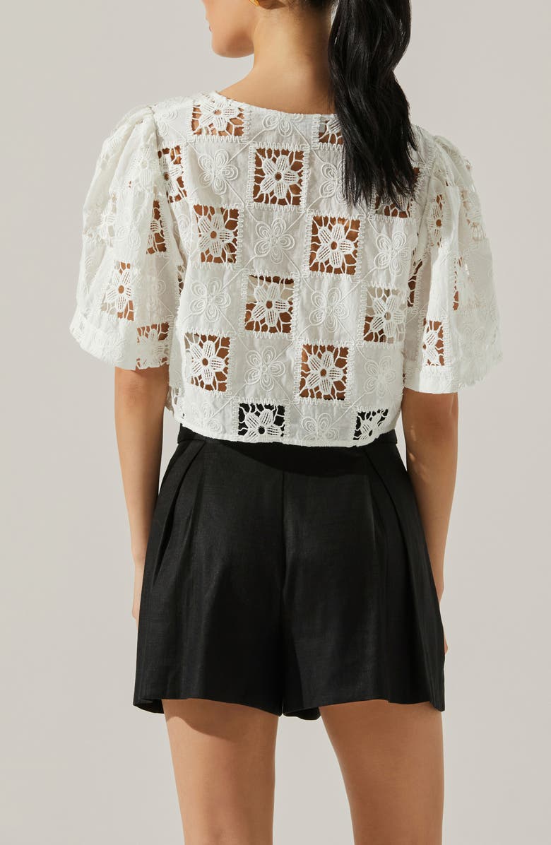 ASTR the Label Ollie Linen Blend Shorts, Alternate, color, Black