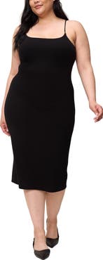 The Standard Stitch The Spaghetti Strap Midi Dress