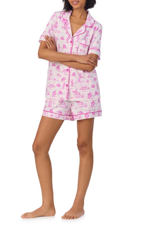 Bedhead Pajamas Print Stretch Organic Cotton Jersey Short Pajamas