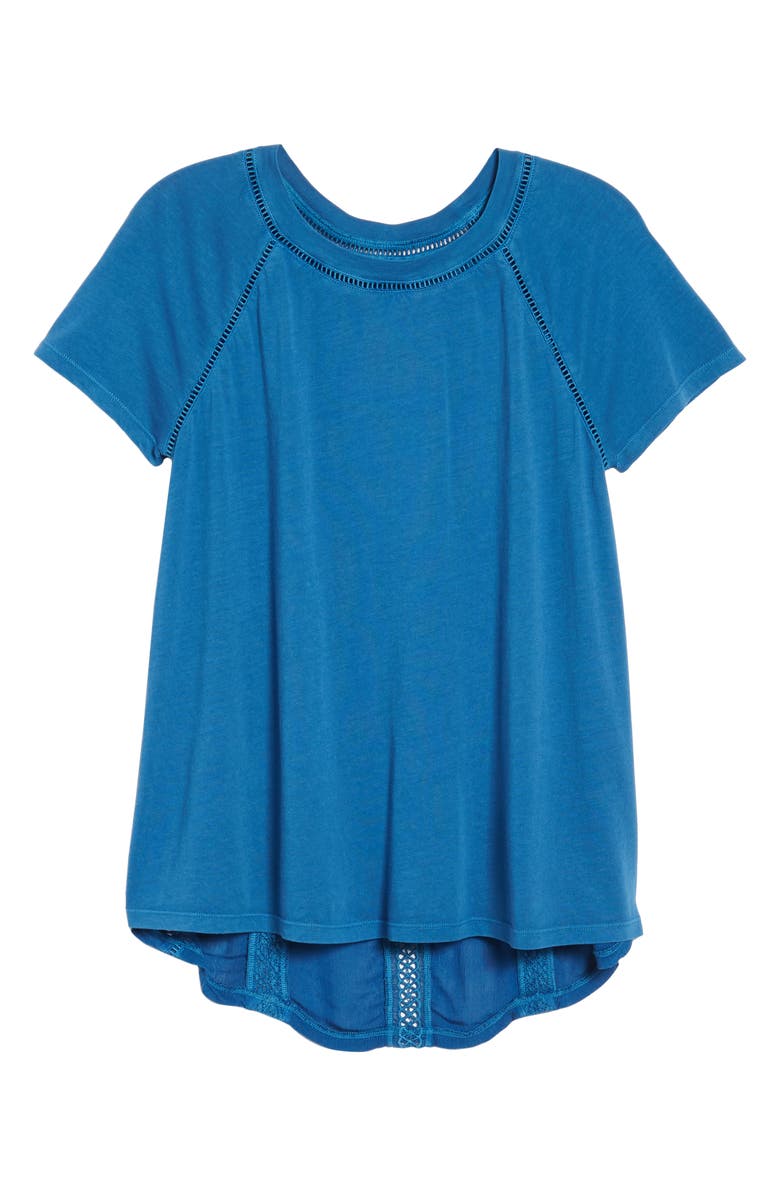 Caslon<sup>®</sup> Lace Back Swing Tee, Alternate, color, 