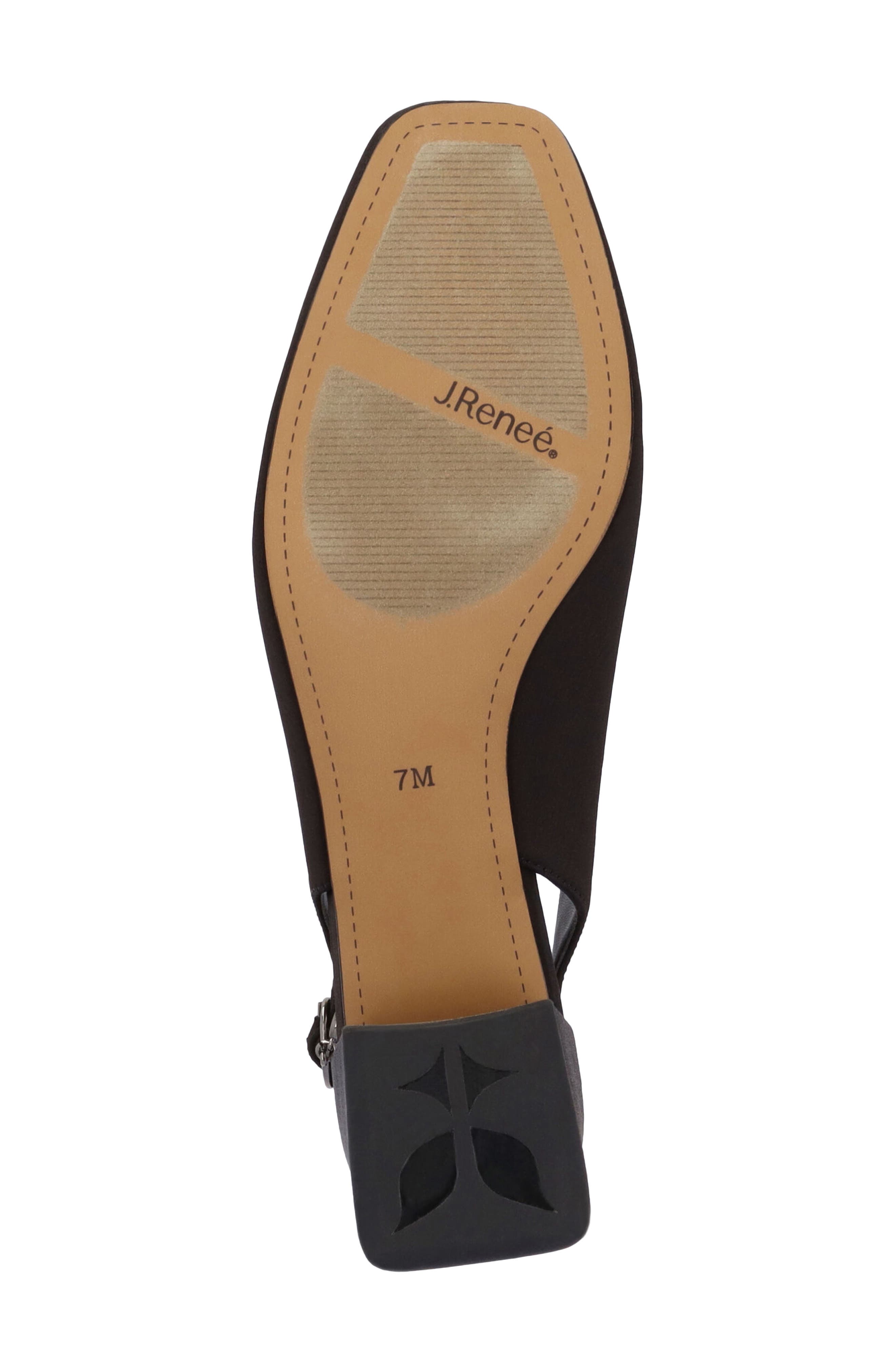 J. Reneé Eudora Embellished Slingback Pump, Alternate, color, Black