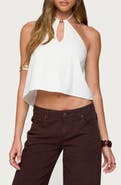 EDIKTED Oliviana Cotton Halter Top