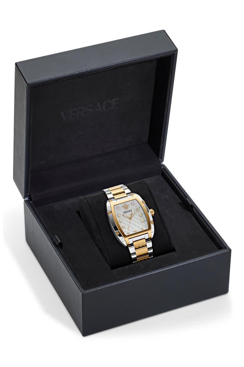 Dominus Two-Tone Bracelet Watch, 44mm x 36mm, Alternate, color, TWO TONE