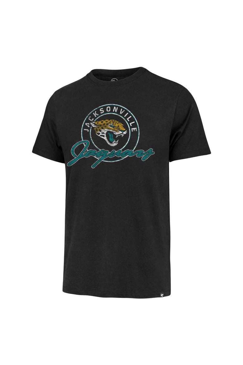 Men's '47 Black Jacksonville Jaguars Ringtone Franklin T-Shirt, Alternate, color, Black