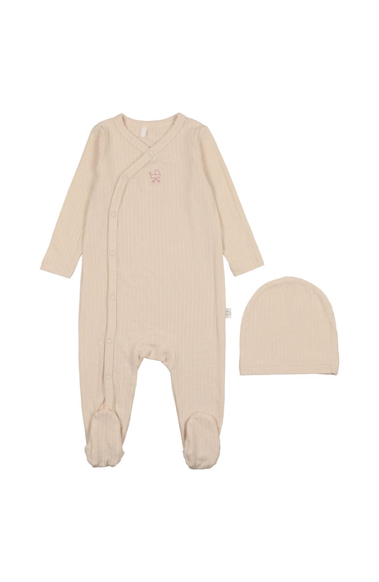 Pouf Side Snap Footie, Main, color,