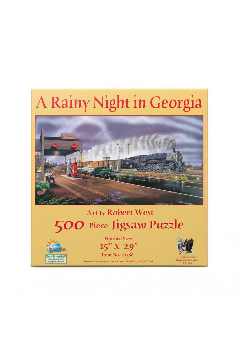 A Rainy Night in Georgia 500 piece Jigsaw Puzzle for Adults, Alternate, color, Multicolor
