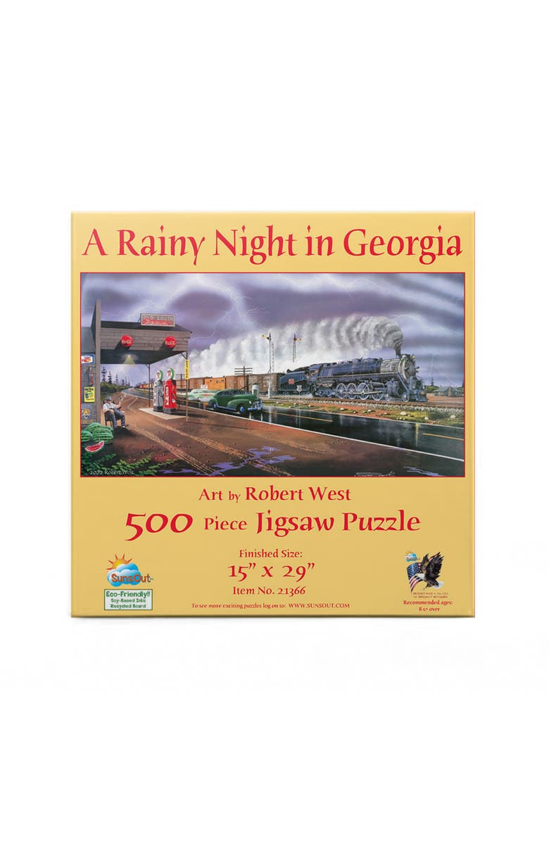 Sunsout A Rainy Night in Georgia 500 piece Jigsaw Puzzle for Adults, Alternate, color, Multicolor