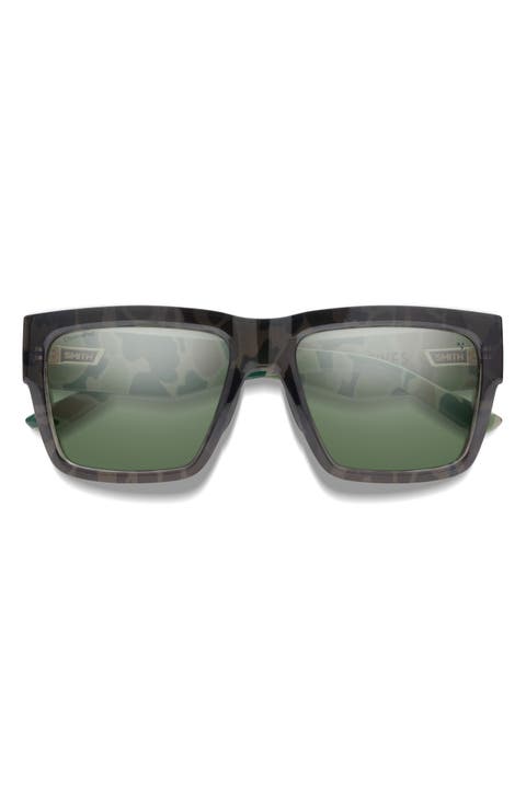 Lineup 58mm ChromaPop™ Polarized Rectangular Sunglasses